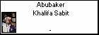 Abubaker Khalifa Sabit
