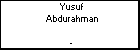 Yusuf Abdurahman